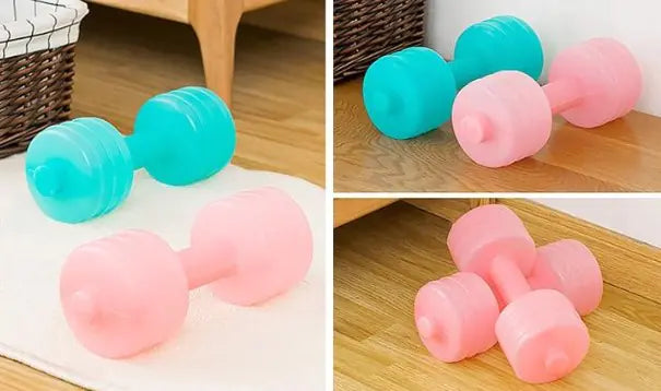Water-Filled Dumbbells for Women's Fitness (Set of 2)